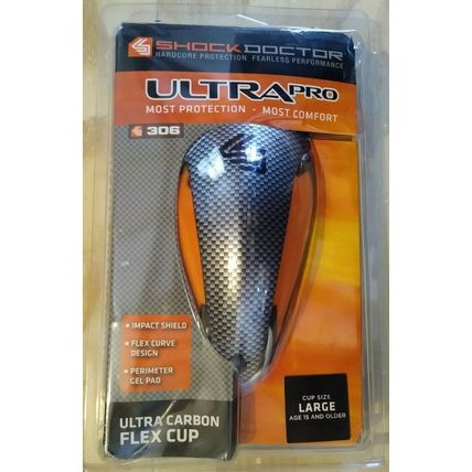 Shock Doctor Ultra Pro Carbon Flex Cup - Large - 15 & older. # 306 - Gel Pad