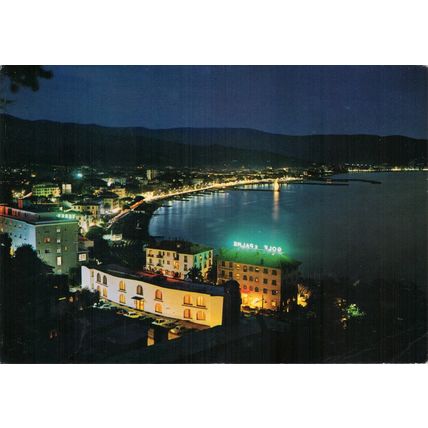 Postcard Diano Marina, Riviera dei Fiori, Liguria, Italy. Hotel Golfo e Palme