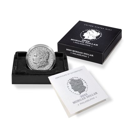 Morgan Silver Dollar Uncirculated Coin ( 23XE)