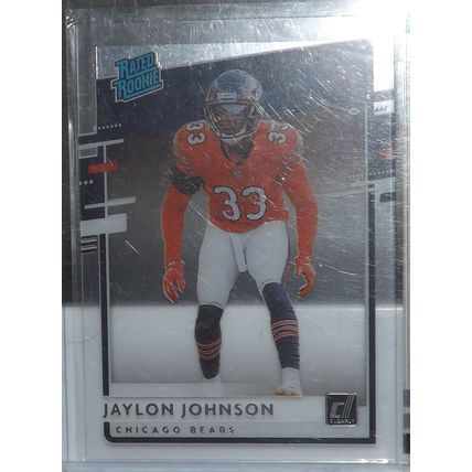 2020 Panini Chronicles JAYLON JOHNSON (Bears) Donruss Rated Rookie #RR-JAJ