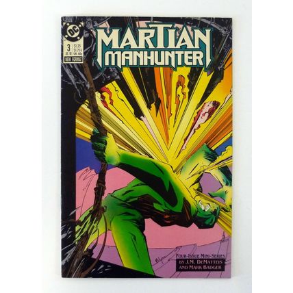 Martian Manhunter #3 DC Comics Who Am I? 4 Issue Mini-Series FN- 1988