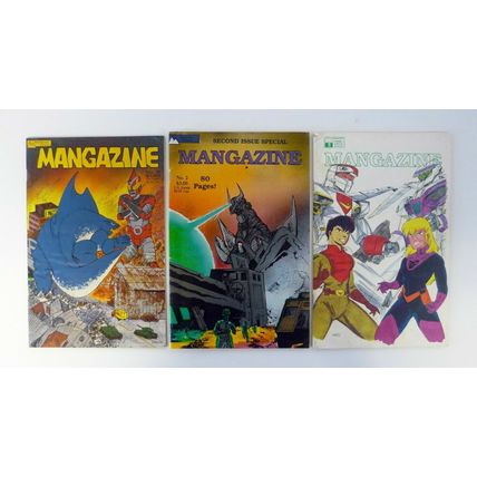 Mangazine #2,5 Antarctic Press Lot of 3 VG-FN 1989