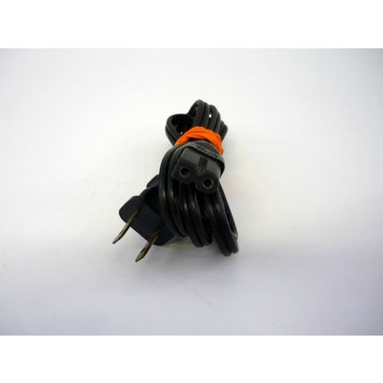 5ft AC Polarized Power Cord Black Cable Wire