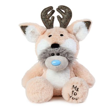 Me to You 9" Bear Wearing Reindeer Costume