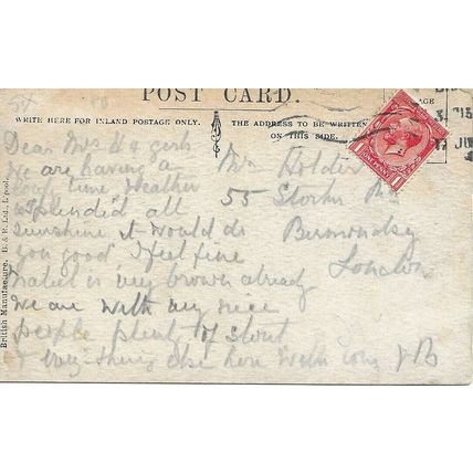 The Beach - HOVE - Sussex - Original Postcard (SUS96)