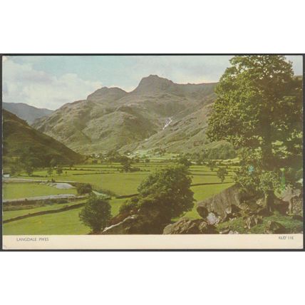 Langdale Pikes, Westmorland, 1959 - Jarrold Postcard