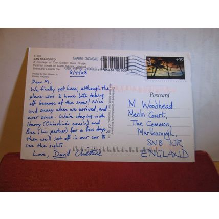 A MONTAGE, SAN FRANCISCO, USA....used postcard 2008 postmark =