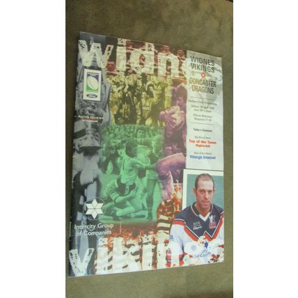 2000 Rugby Football League Programme - Widnes Vikings v Doncaster Dragons