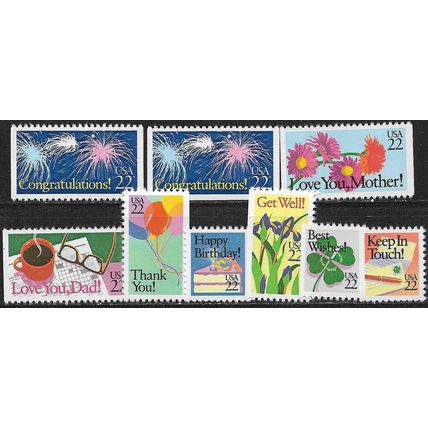 1987 Michel 1873/1880 - MNH (**) - from booklet