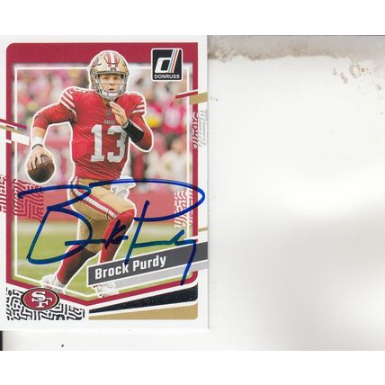 BROCK PURDY 2023 AUTOGRAPHED SAN FRANCISCO 49ERS ALL-PRO STARTING QUARTERBACK
