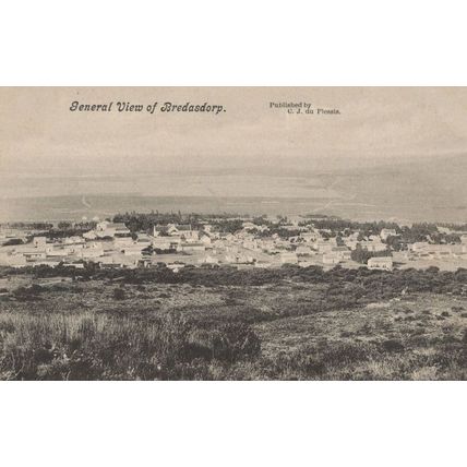 Bredasdorp Rare Southern Overberg South African Antique Postcard