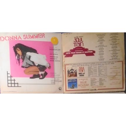 Lot of 6 R&B Soul vinyl LP record albums: Donna Summer, Tramps, Soul Train, etc