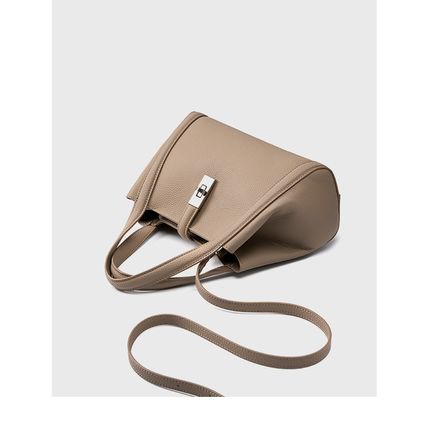 Women's Crossbody Bags Lady Cow Leather Shoulder Handbag Grey