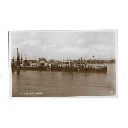 The Pier, Weymouth, Dorset, RP Postcard.