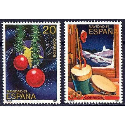 España. 1987. Mi # 2805 / 06. Navidad. Christmas