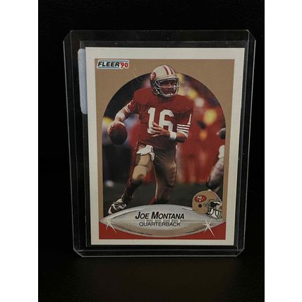 Joe Montana [Correct 216 TD's] #10 | 1990 Fleer Football Trading Card