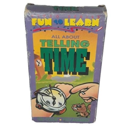 Telling Time-Animated Time Lea VHS