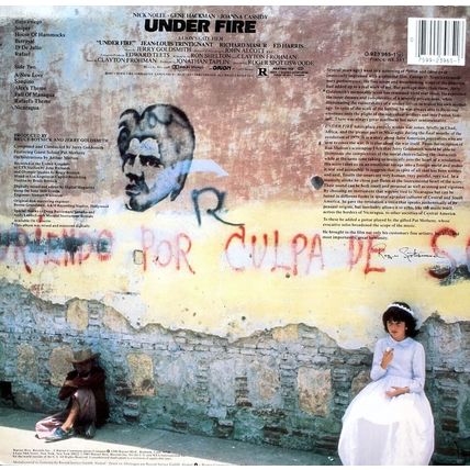UNDER FIRE original 1983 Jerry Goldsmith soundtrack record album