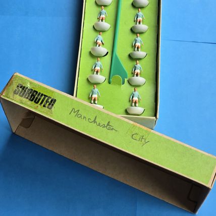 Subbuteo HW Manchester City Team Ref Number 5. LAZIO NAPOLI Correct Number Box