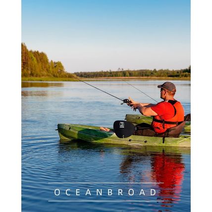 OCEANBROAD Adjustable Fishing Kayak Paddle - 94In/240Cm-98In/250Cm-102In/260Cm A