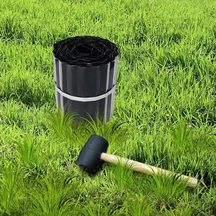 Corrugated Metal Landscape Edging,6 Inch X 20FT Sturdy Steel Garden Edging Borde