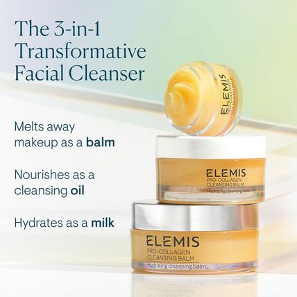 ELEMIS Pro-Collagen Cleansing Balm Makeup Remover, Hydrating Facial Cleanser, Oi