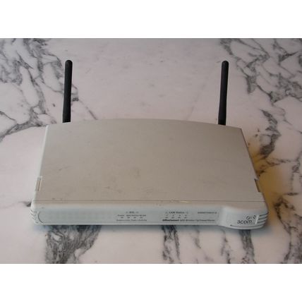 3Com WL-540A ADSL WiFi 11g Firewall Router (no PSU) network ethernet wireless