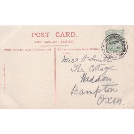EC335 CIRENCESTER - ST JOHN HOSPITAL. PRINTED POSTCARD