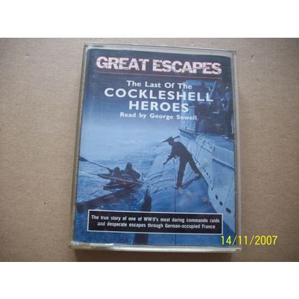 GREAT ESCAPES-THE LAST OF THE COCKLESHELL HEROES X2 AUDIO CASSETTES