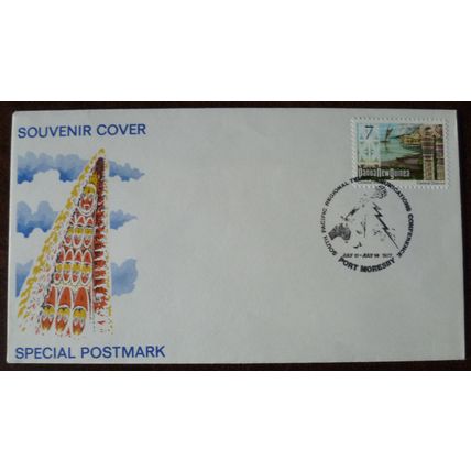 Papua New Guinea 1977 South Pacific Regional Telecommunications stamp cover