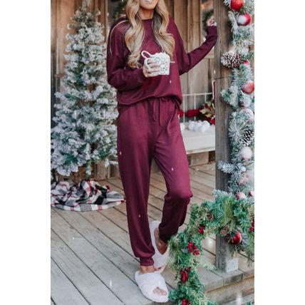 Long Sleeve Pullover and Jogger Pants Lounge Set