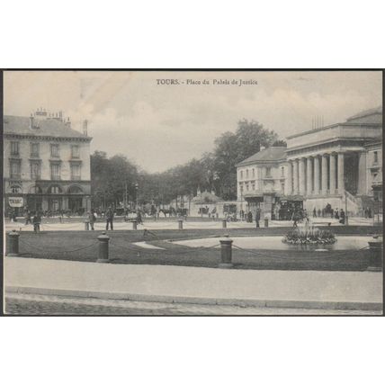 Place du Palais de Justice, Tours, c.1905-10 - CPA