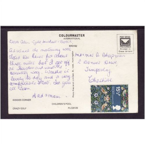 Bridlington Multiview card 1975 Used