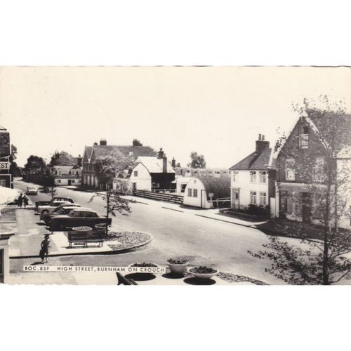 High Street, Burnham on Crouch Essex Postcard(EX71997) Nice postmark