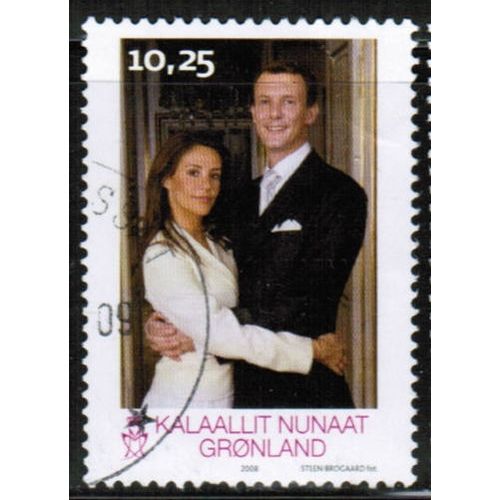 2008 Greenland Sc# 520 used - Royal Wedding 10.25kr
