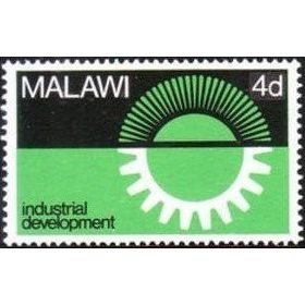 Malawi QEII 1967 Industrial Development 4d Rising Sun Unmounted Mint SG285 stamp