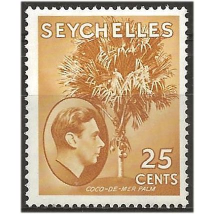 Seychelles 1938 SG141 25c Brown-Ochre Mounted Mint .. ...