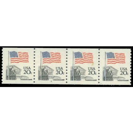 1895a 20c U.S. Flag Fine MNH SG PNC 9/4 G0842