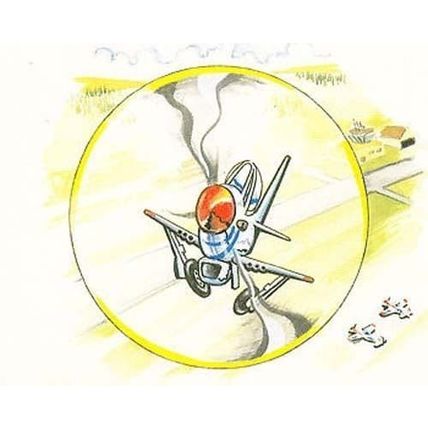 F51 F-51 Plane Aircraft Mustang Rare War Animated Painting Cartoon Postcard