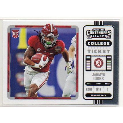 COLLEGE TICKET CHROME JAHMYR GIBBS ROOKIE