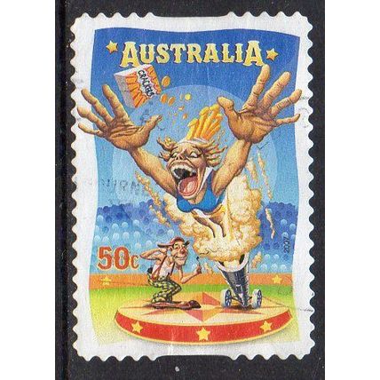 Australia 2007 Under the Big Top - The Human Cannonball 50c s/a Used