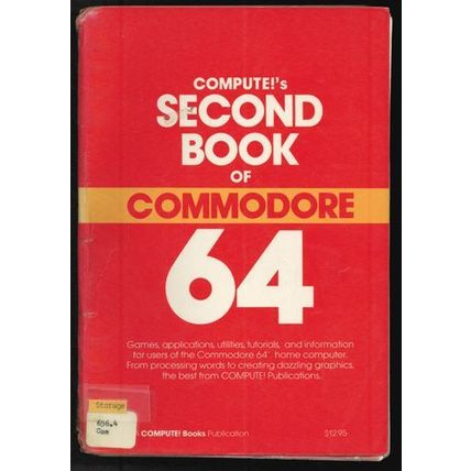 COMPUTE!'s SECOND BOOK OF COMMODORE 64 1984 FREE Shipping