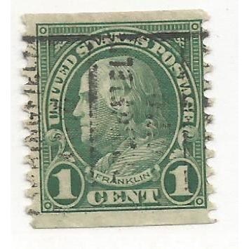 PRECANCEL-T&T OH, SPRINGFIELD 164 ON 1c COIL (597) ( HARD TO FIND) READ