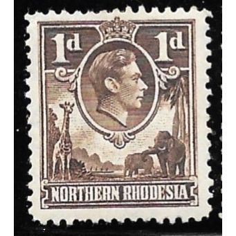 NORTHERN RHODESIA 1938 SG 27 - mint no gum