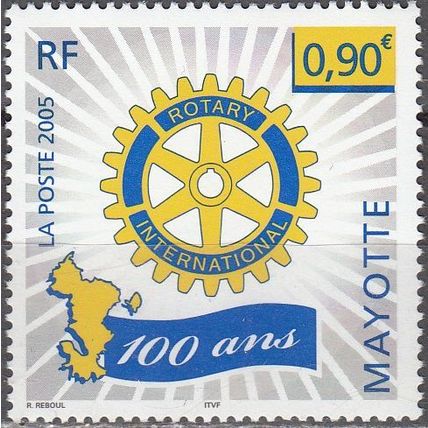 Mayotte 2005 Yvert 177 Neuf ** Cote (2017) 3.60 € Rotary Club International