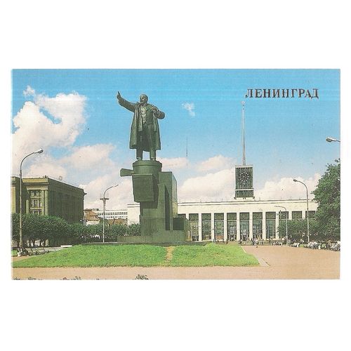 5 x LENINGRAD, ST. PETERSBURG, RUSSIA unused postcards 1987 vgc ( b ) =