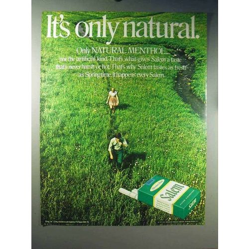 1971 Salem Cigarettes Ad - Natural