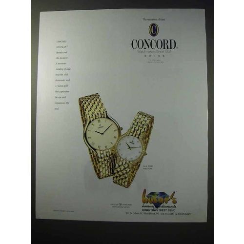 1997 Concord Les Palais Watch Ad