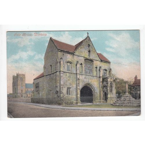 Gate House Worksop Postcard Nottinghamshire