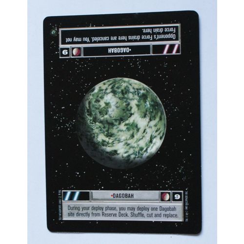 Star Wars CCG: Dagobah Limited # Dagobah (A) 1997 light decipher
